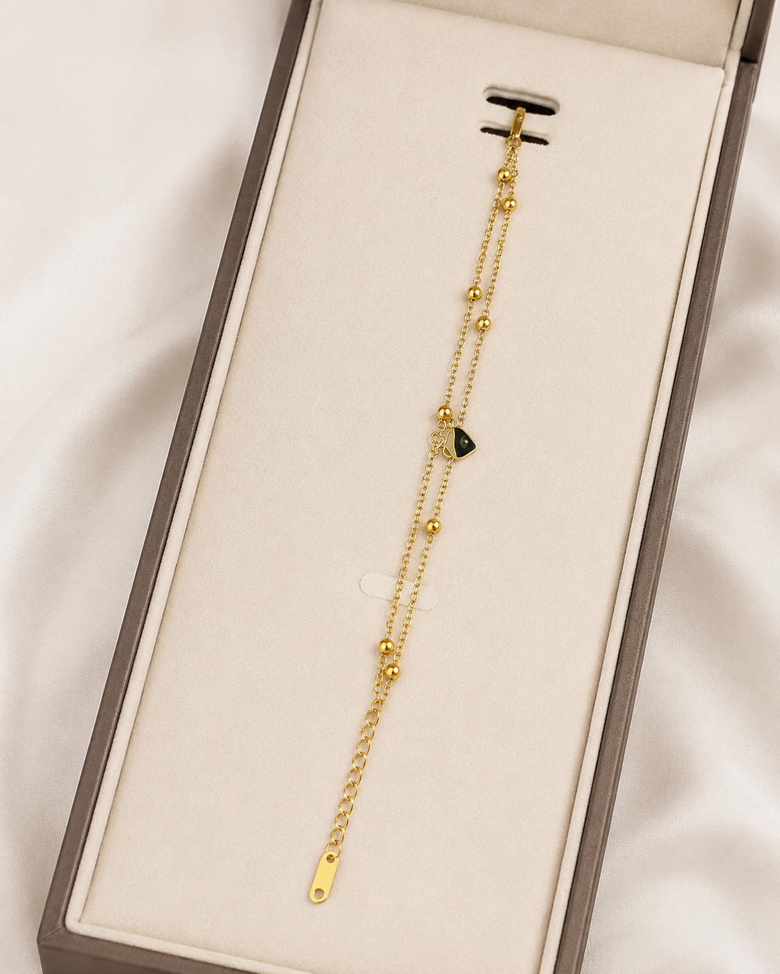 Delicate Chain Heart Bracelet