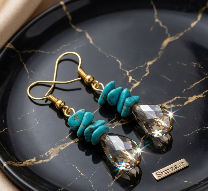 Turquoise Gemstone Earings