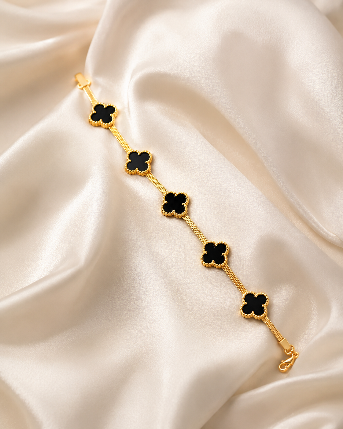 Black Clover Gold Bracelet