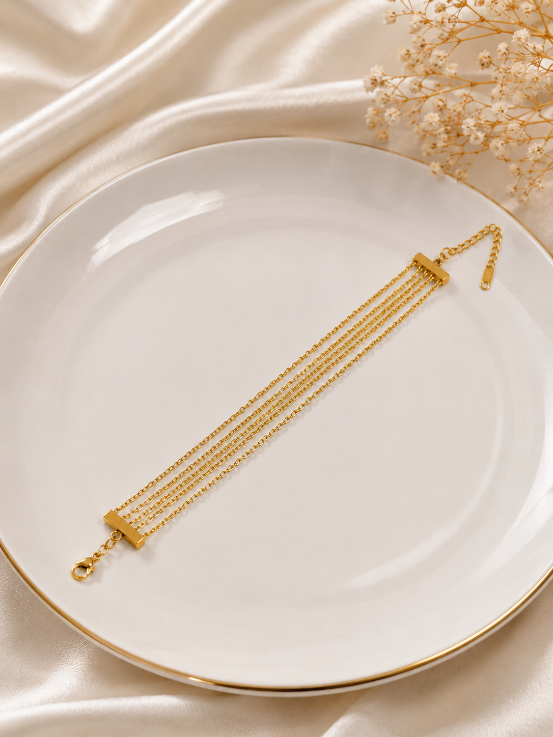 Multi-Layer Gold Bracelet