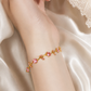 Pink Tulip Charm Bracelet