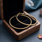 Gold Twisted Hoops