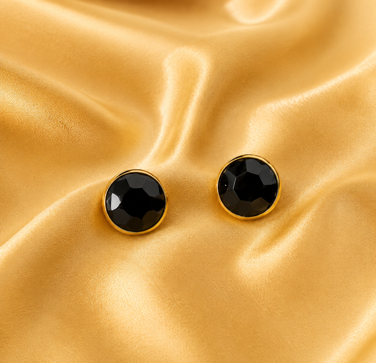 Midnight Spark Stud Earrings