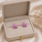 Pink Starfish Stud Earrings