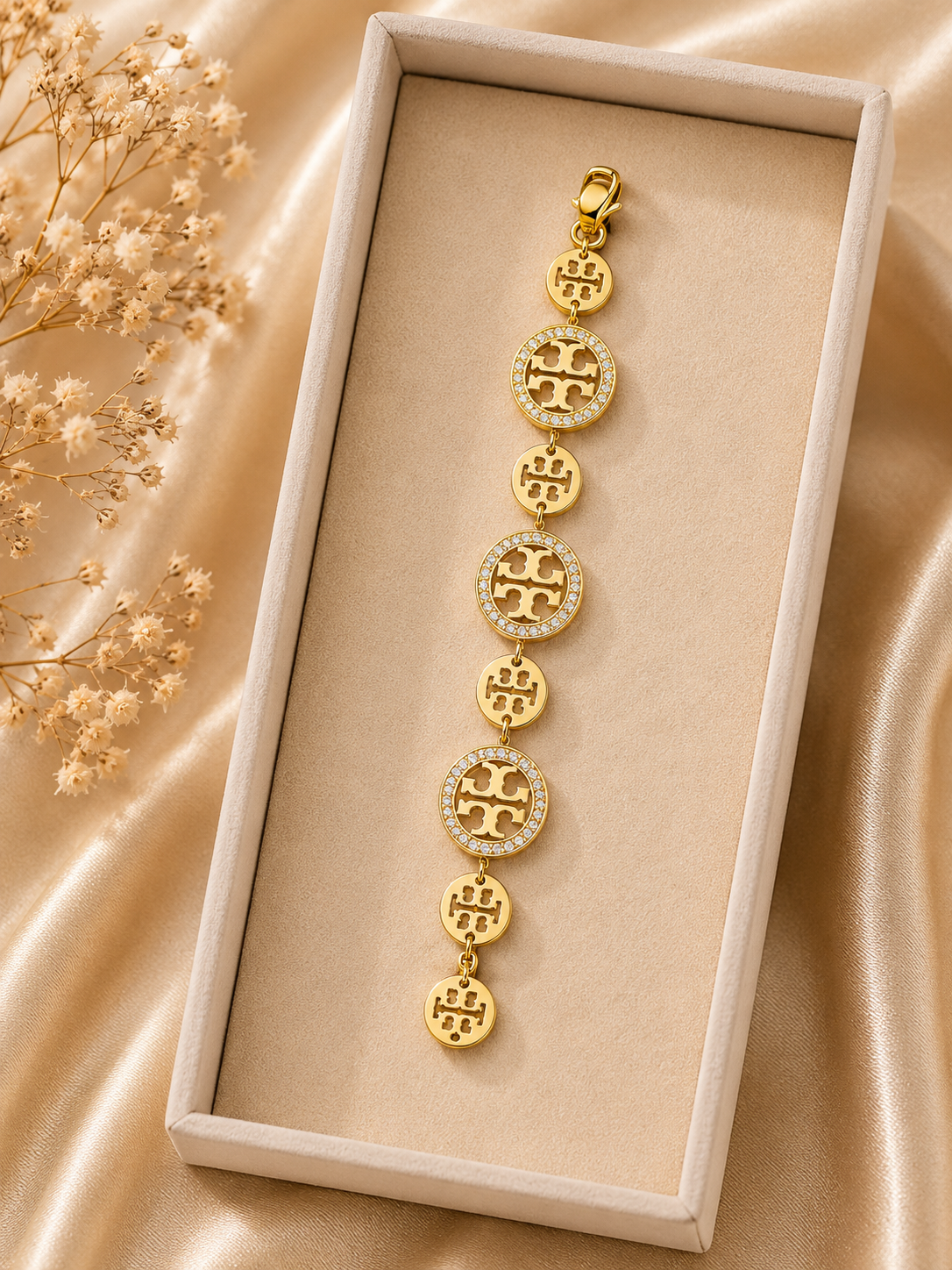 Luxury Medallion Charm Bracelet