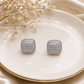 Crystal Pavé Stud Earrings