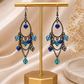 Azure Charm Chandelier Earrings