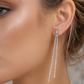 Crystal Tassel Drop Earrings