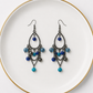 Azure Charm Chandelier Earrings
