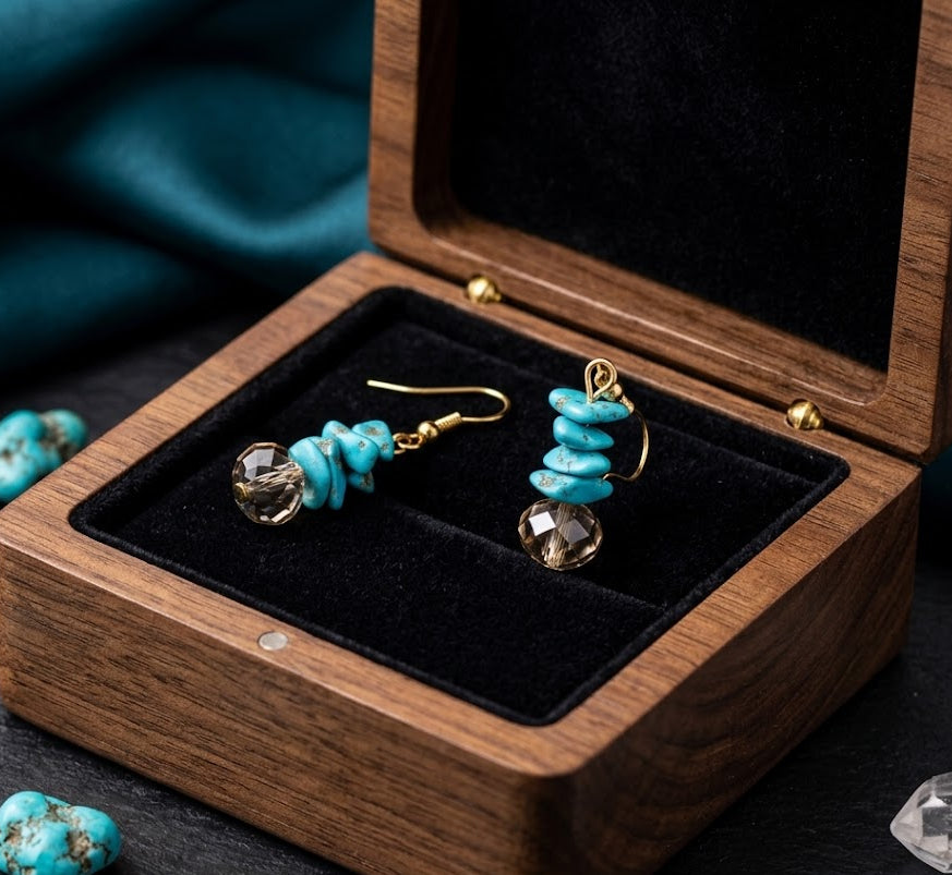 Turquoise Gemstone  Earings