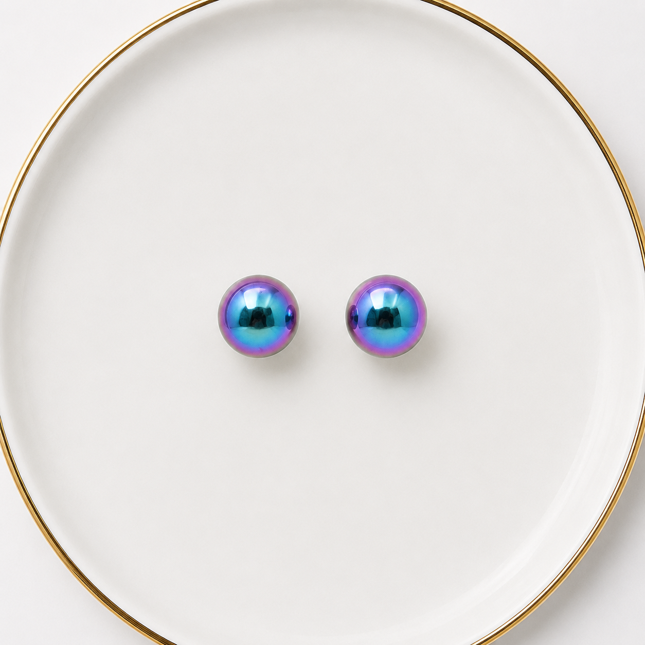 Aurora Pearl Stud Earrings
