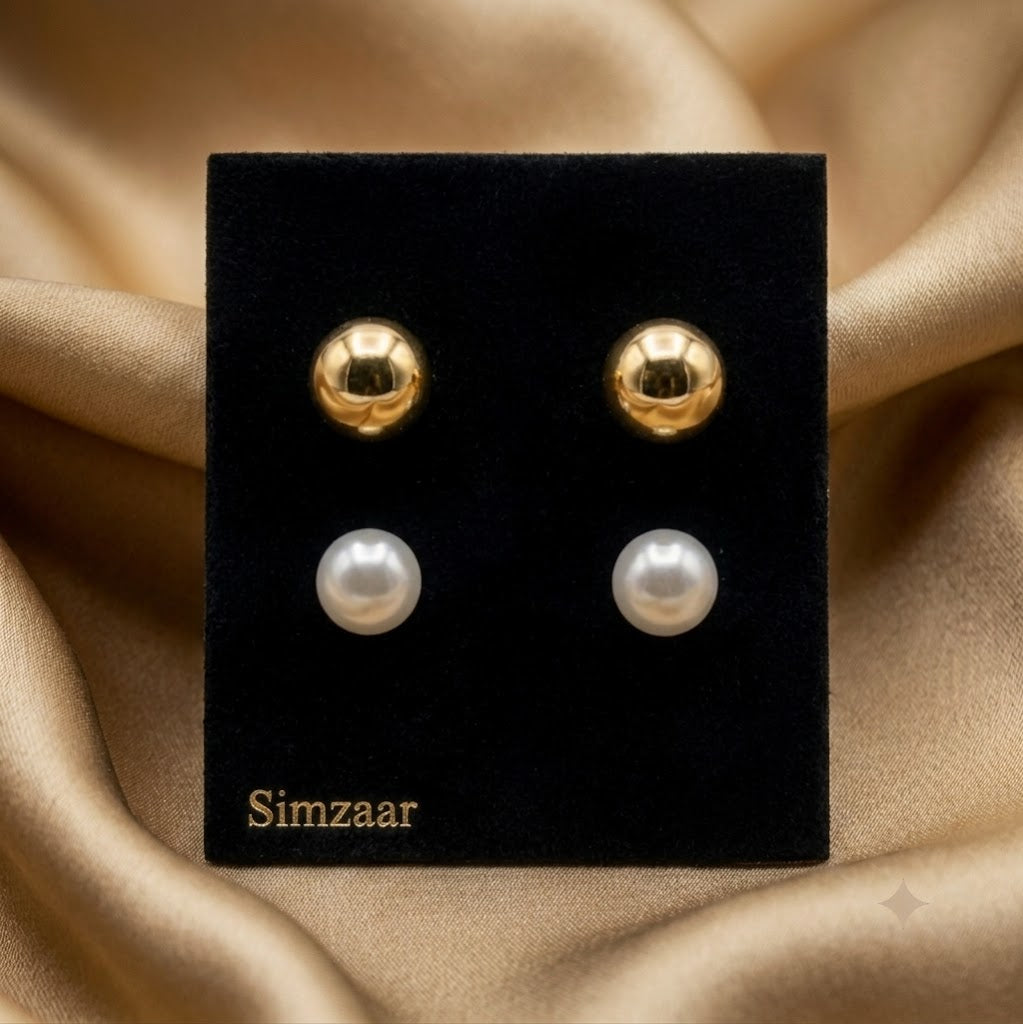 Duo-Glam Stud Set