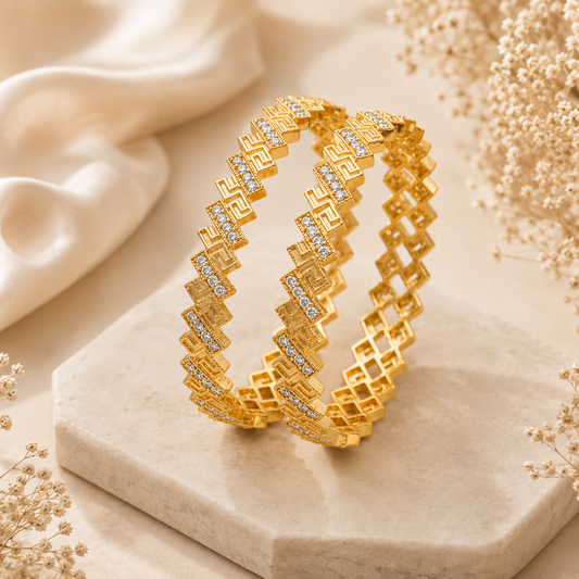 Crystal Link Bangles