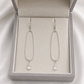 Crystal Teardrop Loop Earrings