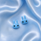 Blue Bunny Shaped Studss