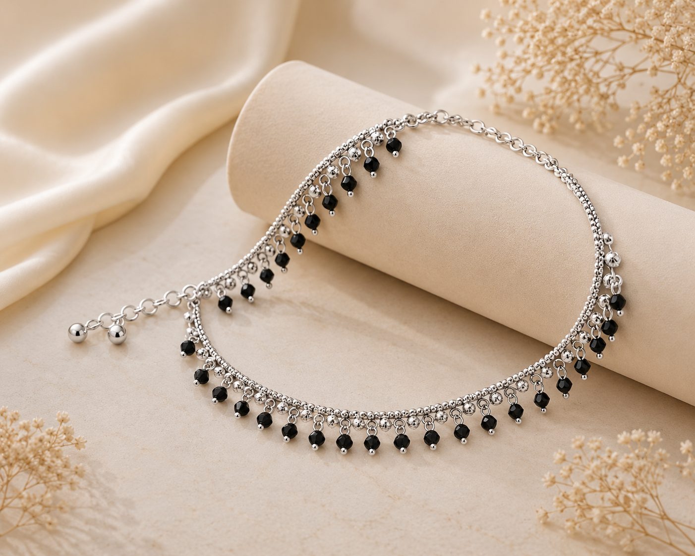 Midnight Charm Anklet
