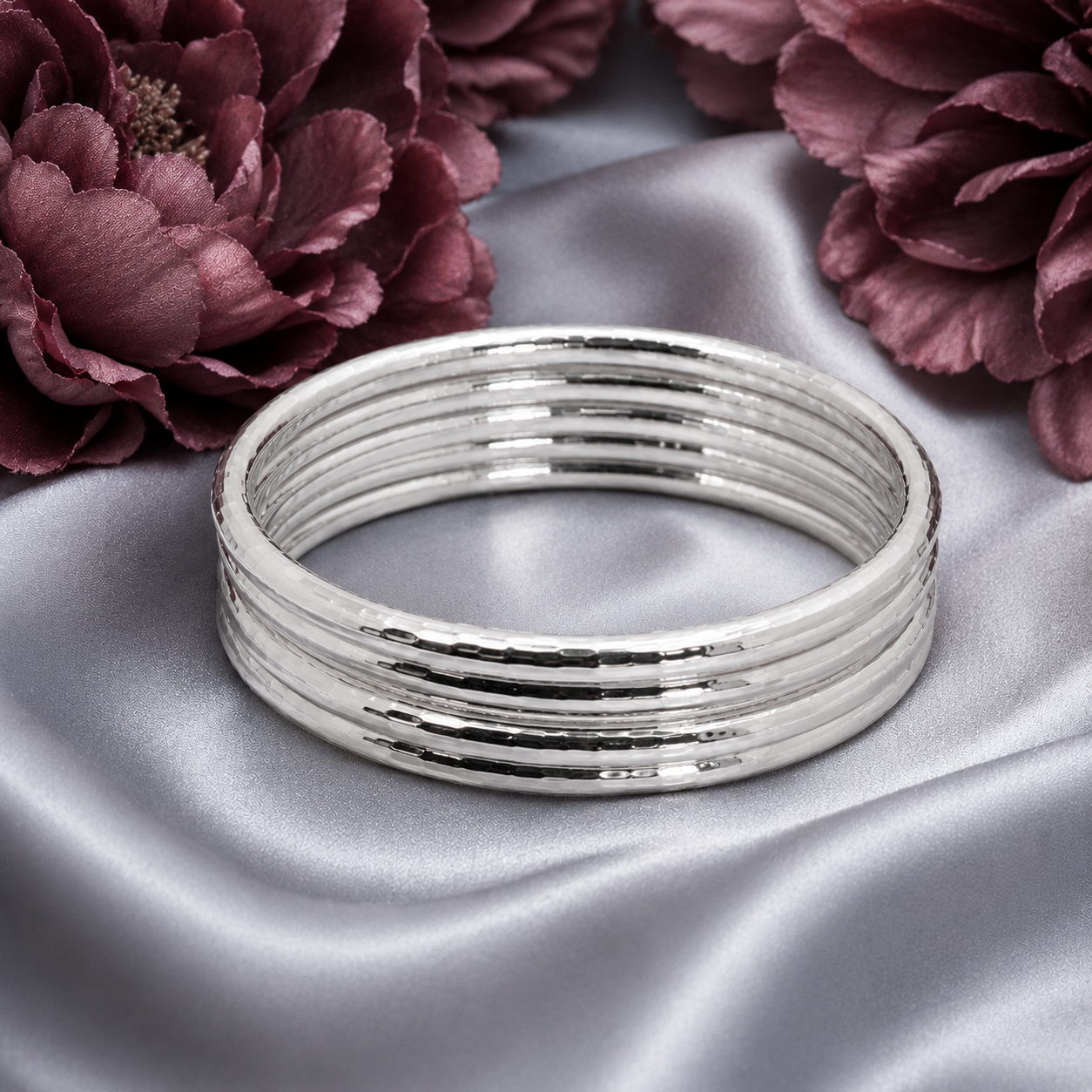 Classic silver Bangles