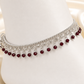 Ruby Charm Anklet