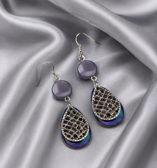 Mystic Teardrop Dangle Earrings