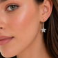Silver Sparkling Star Studss