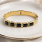 Onyx Gold Bracelet