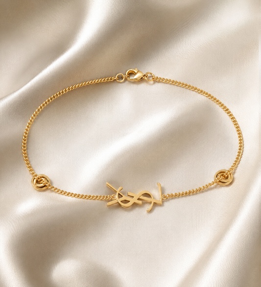 YSL Gold Chain Bracelet