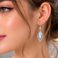 Crystal Diamond Drop Earrings