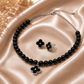 Black Clover Pearl Jewelry Set