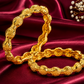 Segmented Gold Bangles