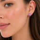 Pink Starfish Stud Earrings