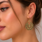 Vintage Floral Filigree Earrings