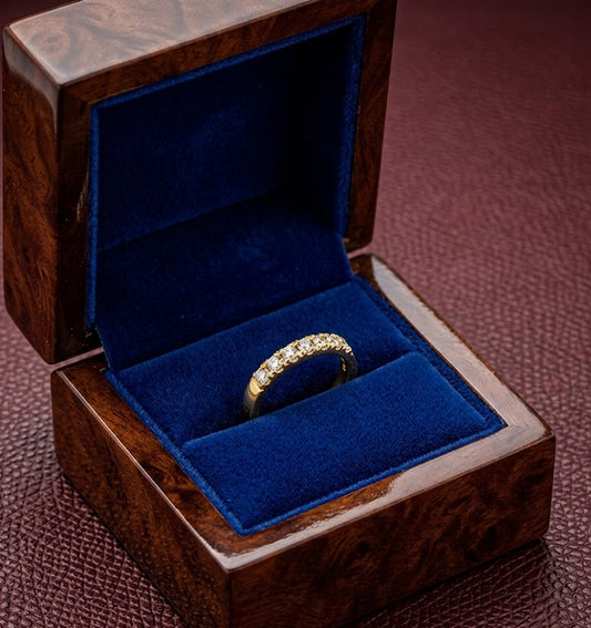Gold Multi-Stone Band Ring