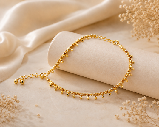Golden Charm Anklet