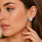 Crystal Pavé Stud Earrings