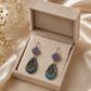 Mystic Teardrop Dangle Earrings