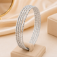 Silver Twist Bangles