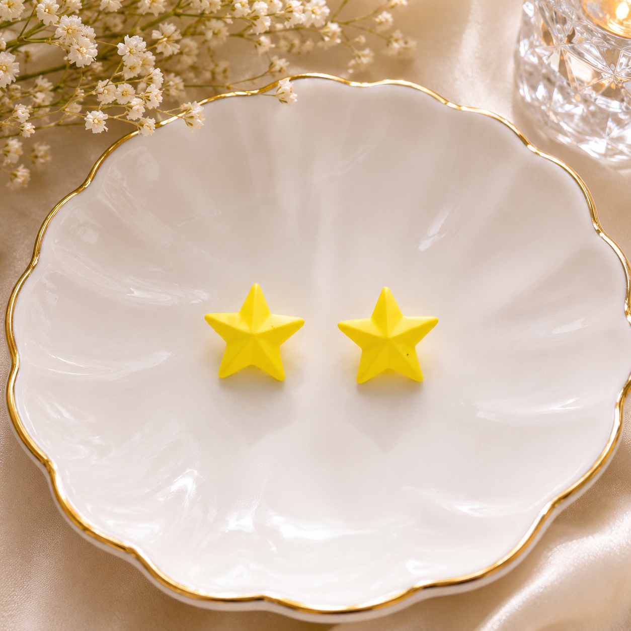 Sunny Star Stud Earrings