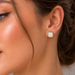 Ivory Square Stud Earrings