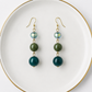 Ocean Bead Drop Earrings