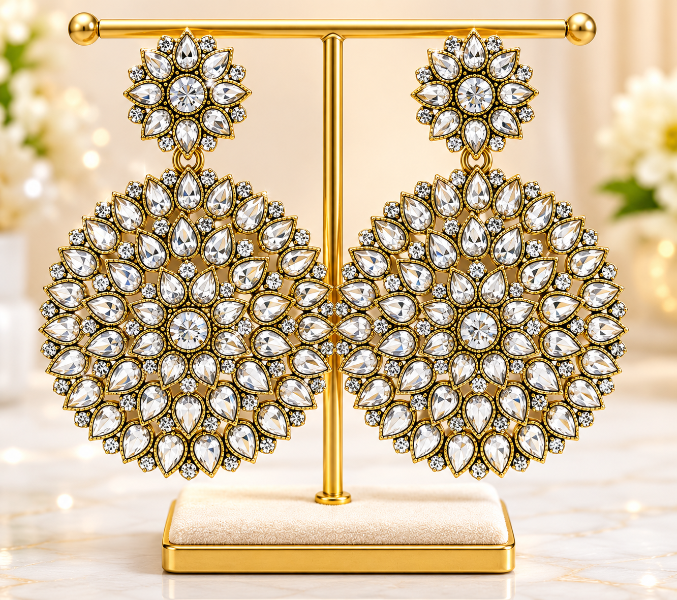 Floral Radiance Earrings