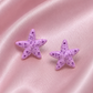 Pink Starfish Stud Earrings