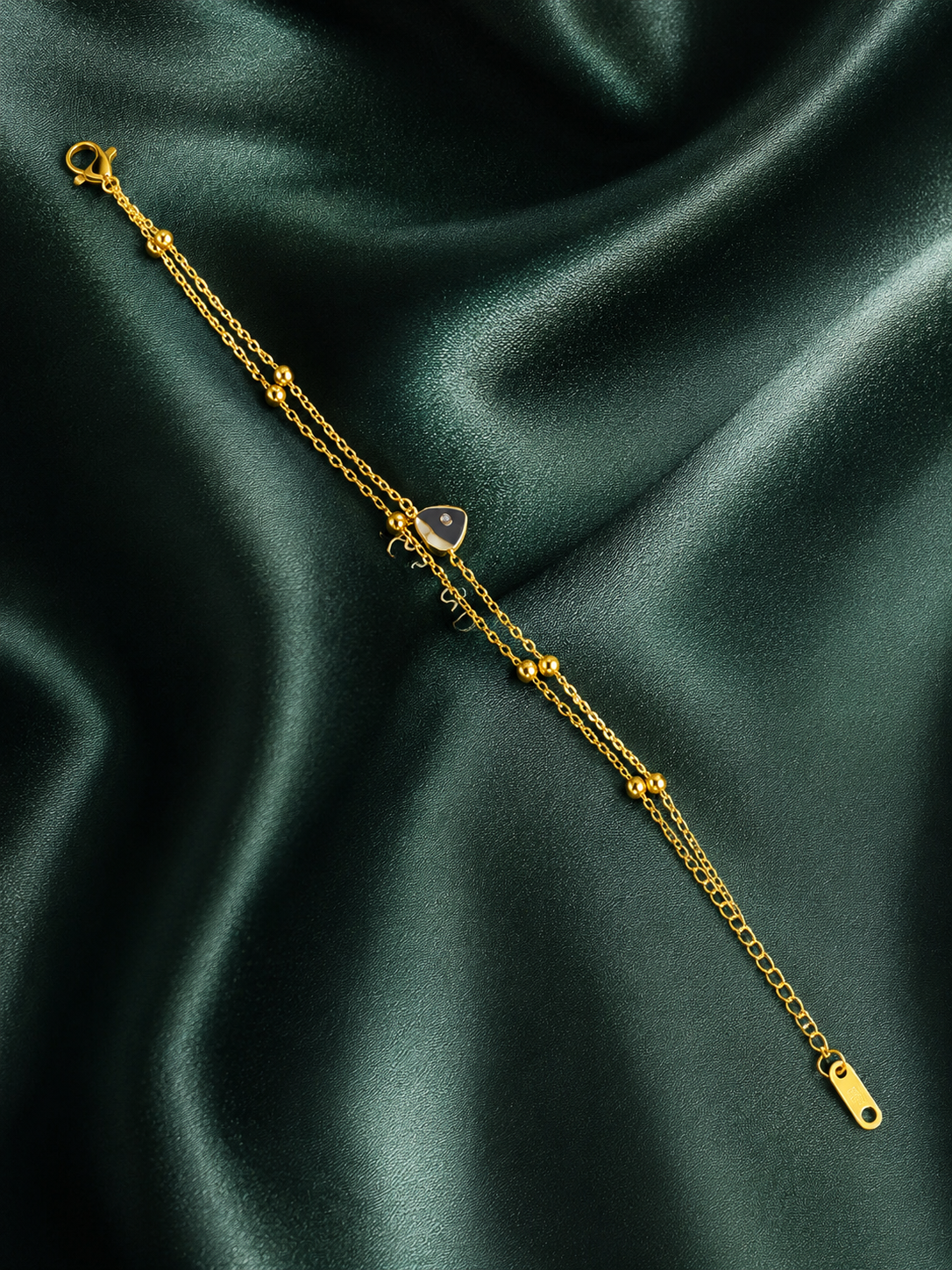 Delicate Chain Heart Bracelet
