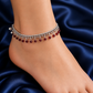 Ruby Charm Anklet