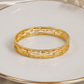 Greek Key Gold Bangle