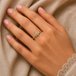 White Zirconia Butterfly Ring