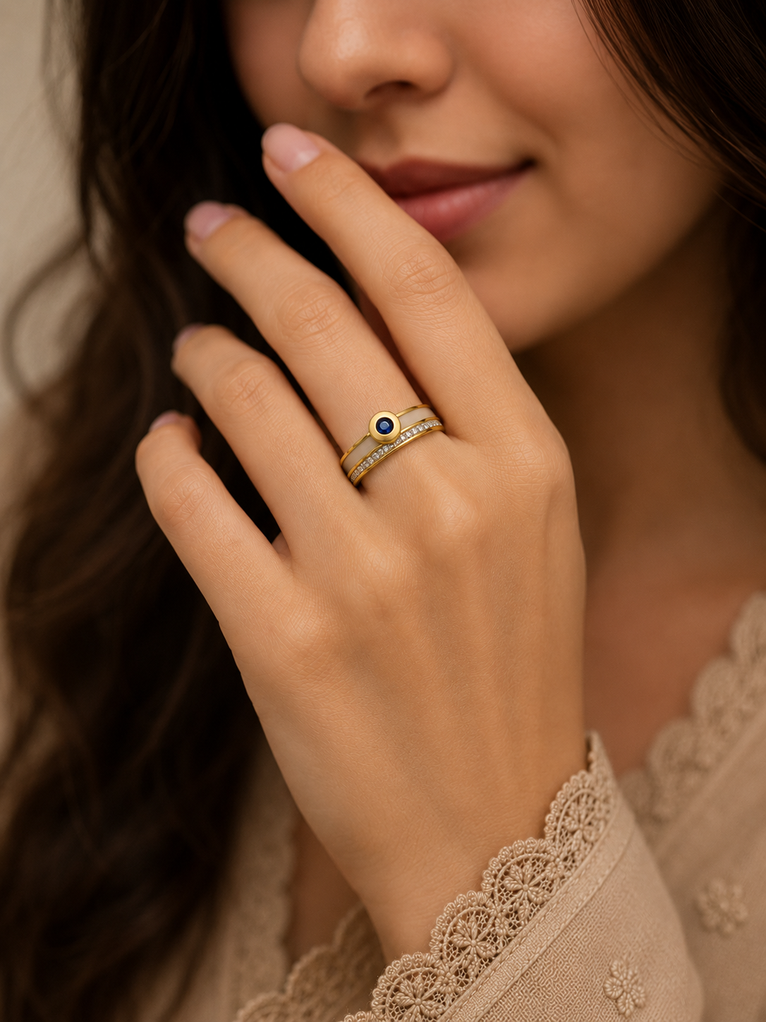Black Stone Ring