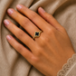 Clover Stone Ring