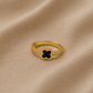 Clover Stone Ring