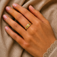 Golden Studded funky Ring