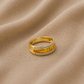 Golden Studded funky Ring